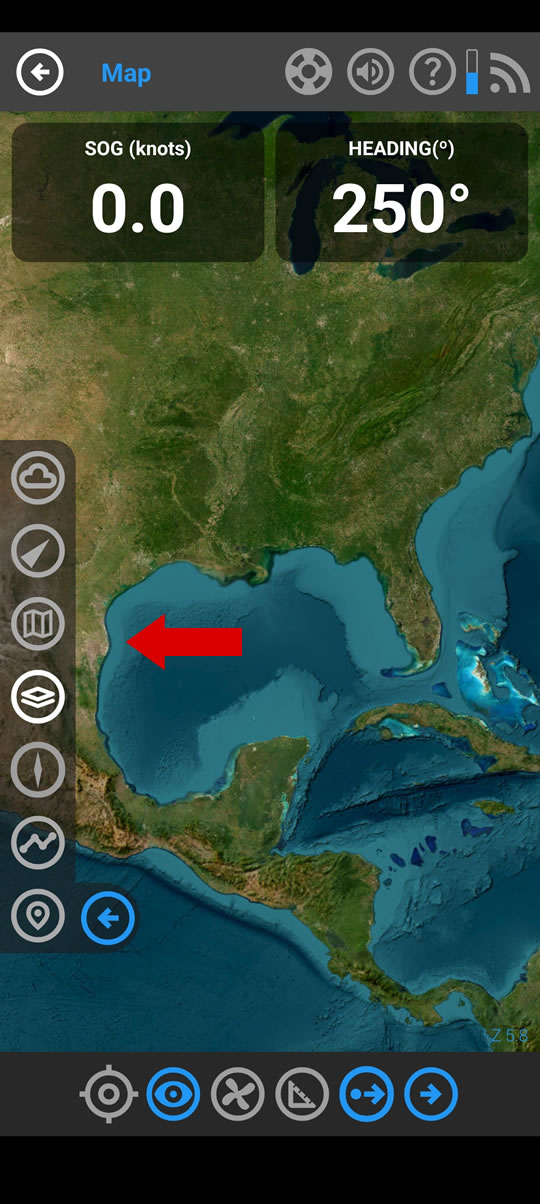 খোলা পার্শ্ববর্তী সরঞ্জামদণ্ড।