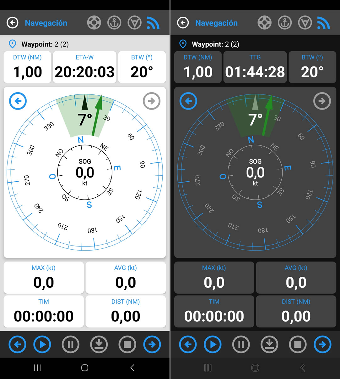 Mode ng gabi at araw