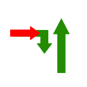 Cruce: te viene por babor (tú mantienes)