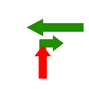 Cruce: te viene por estribor (tú cedes)
