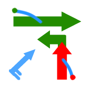 Vela vs vela: amuras opuestas
